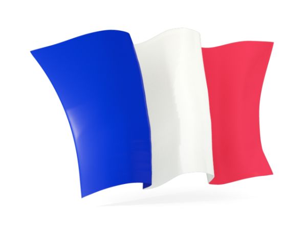 法国国旗 PNG透明背景免抠图元素 16图库网编号:14584