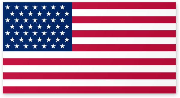美国国旗 PNG免抠图透明素材 16设计网编号:14592