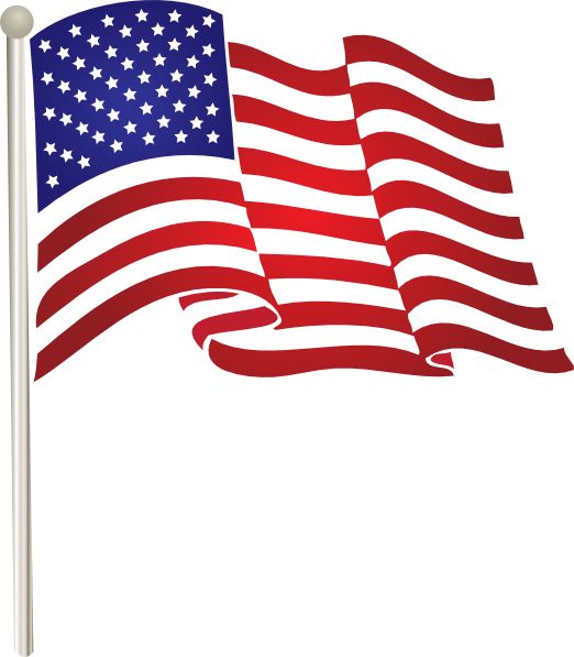 美国国旗 PNG免抠图透明素材 普贤居素材编号:14598