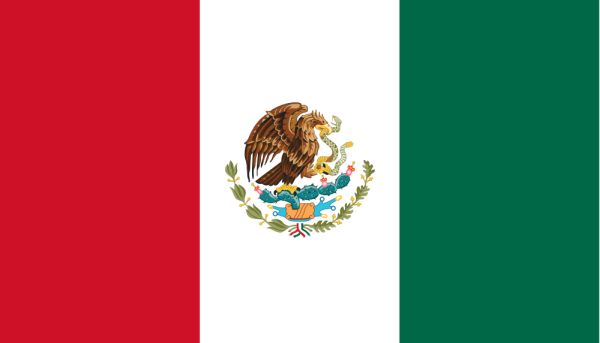 墨西哥国旗 PNG透明背景免抠图元素 16图库网编号:14621
