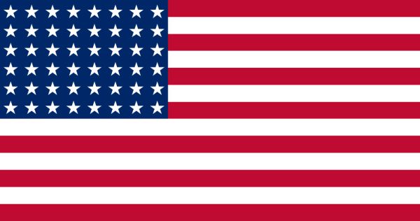 美国国旗 PNG透明元素免抠图素材 16素材网编号:14655