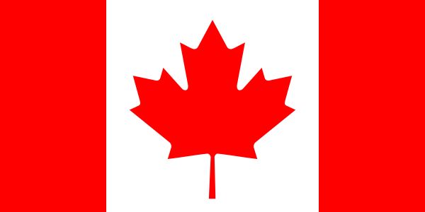 加拿大国旗 PNG免抠图透明素材 16设计网编号:14666