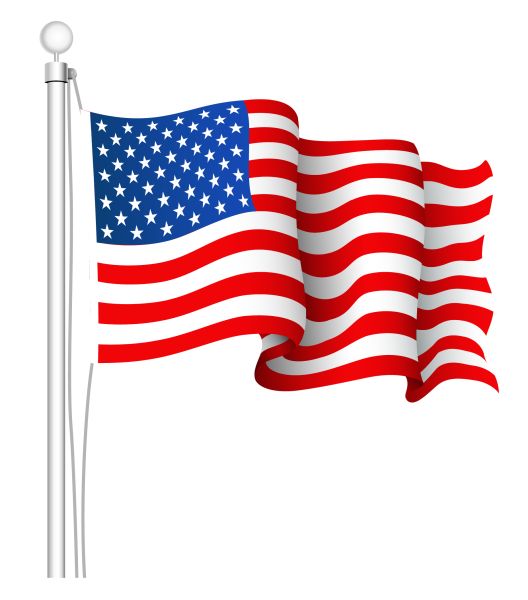 美国国旗 PNG免抠图透明素材 16设计网编号:14709