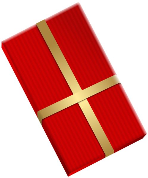 红色礼盒 PNG透明背景免抠图元素 16图库网编号:100216
