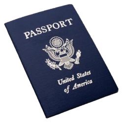 美国护照 PNG透明元素免抠图素材 16素材网编号:18206