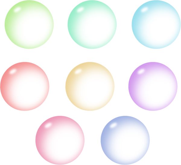 肥皂泡 PNG透明元素免抠图素材 16素材网编号:69597