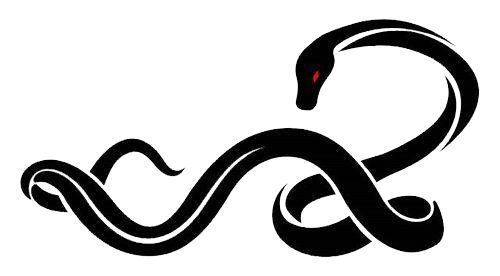 纹身蛇PNG透明背景免抠图元素 素材