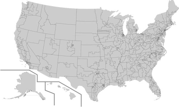 美国地图PNG免抠图透明素材 普贤居素材编号:46494
