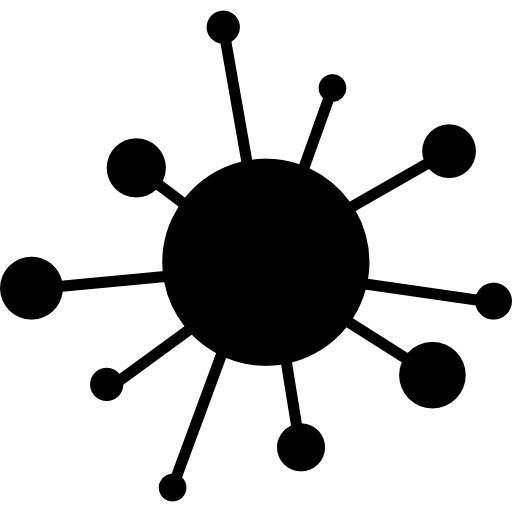 病毒PNG透明背景免抠图元素 16图库网编号:43323