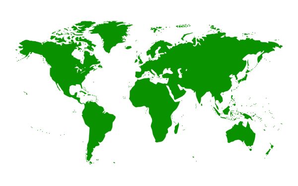 世界地图PNG透明元素免抠图素材 16素材网编号:34490