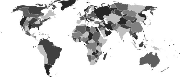 世界地图PNG透明背景免抠图元素 素材中国编号:34476