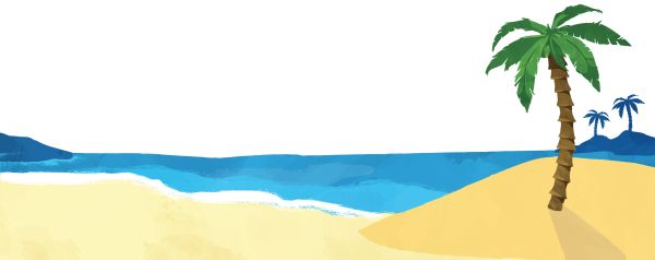 海滩 PNG透明背景免抠图元素 16图库网编号:70934