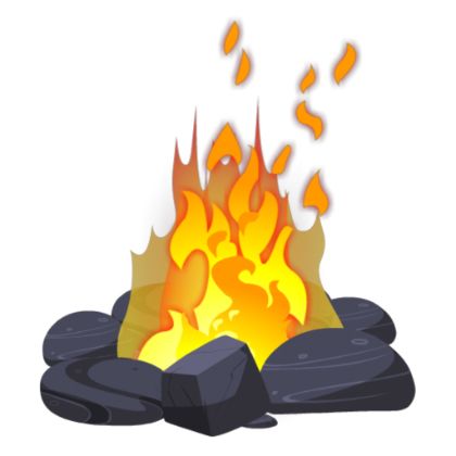 篝火 PNG透明背景免抠图元素 16图库网编号:43118