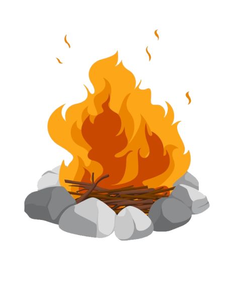 篝火 PNG透明元素免抠图素材 16素材网编号:43122