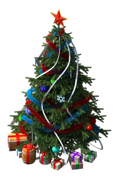 圣诞枞树PNG免抠图透明素材 16设计网编号:2510