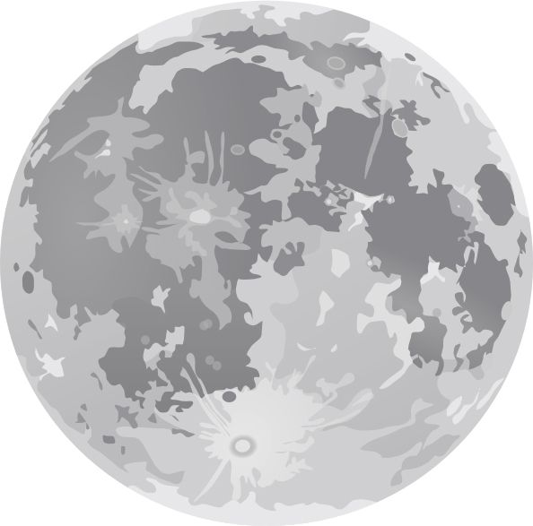 月亮 PNG透明背景免抠图元素 16图库网编号:25383