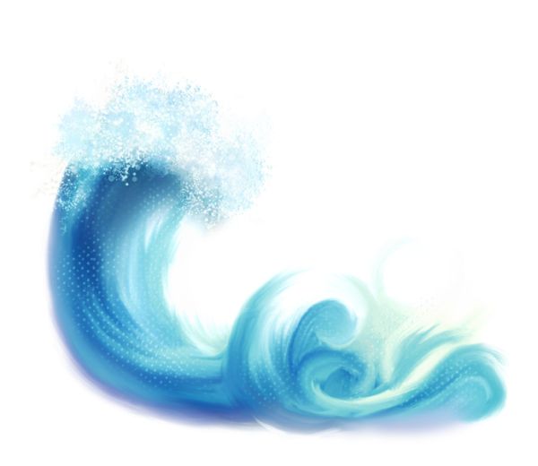 海浪PNG透明背景免抠图元素 16图库网编号:37160