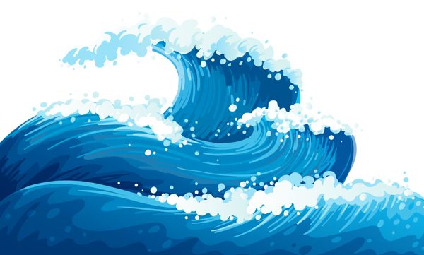 海浪PNG透明背景免抠图元素 16图库网编号:37163