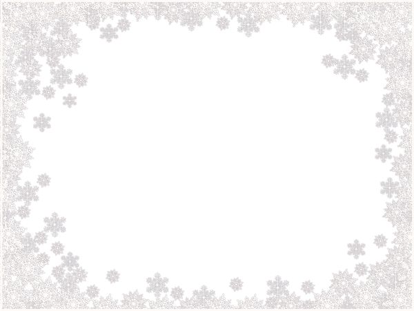 雪花边框PNG免抠图透明素材 16设计网编号:7529