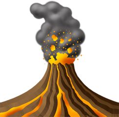 火山 PNG透明背景免抠图元素 16图库网编号:63848