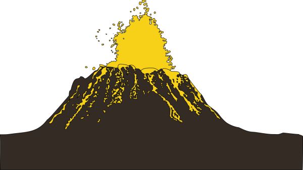 火山 PNG免抠图透明素材 16设计网编号:63852