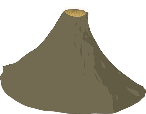 火山 PNG免抠图透明素材 16设计网编号:63863