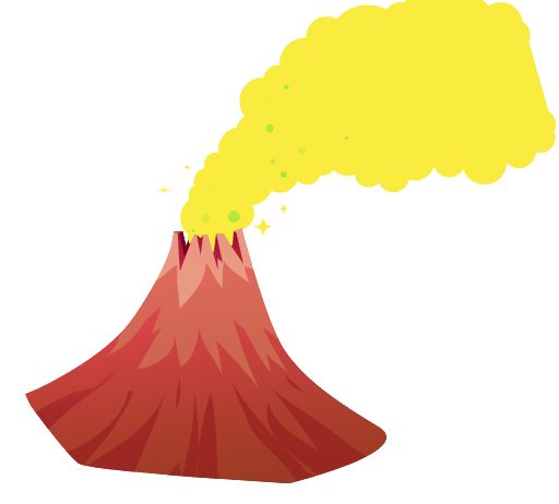 火山 PNG透明背景免抠图元素 素材中国编号:63874