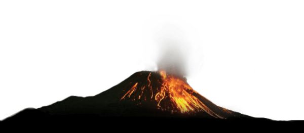 火山 PNG免抠图透明素材 16设计网编号:63875