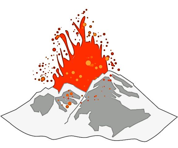 火山 PNG免抠图透明素材 普贤居素材编号:63876