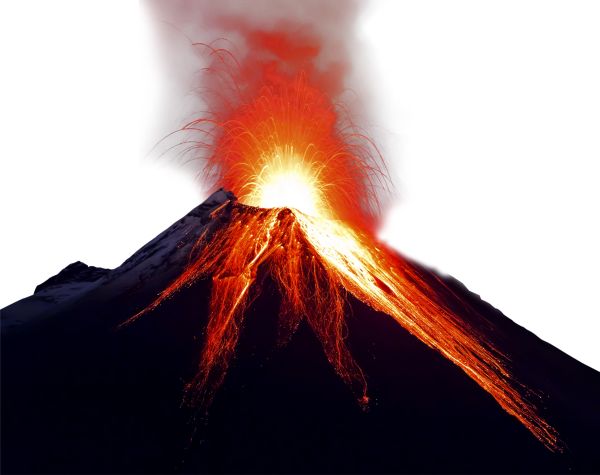 火山 PNG免抠图透明素材 16设计网编号:63882