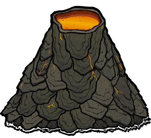 火山 PNG免抠图透明素材 素材天下
