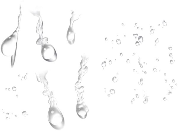 水滴PNG透明背景免抠图元素 16图库网编号:3306