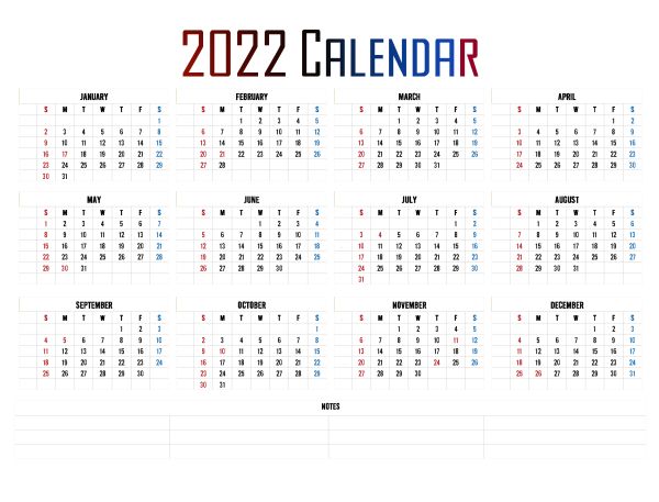 2022年日历PNG透明背景免抠图元素 素材中国编号:104347