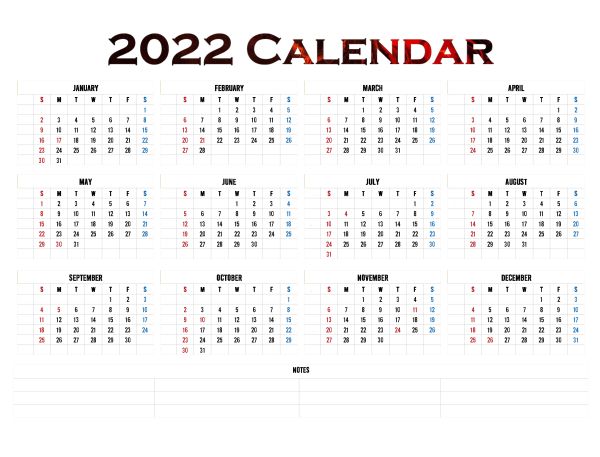 2022年日历PNG透明背景免抠图元素 素材中国编号:104349