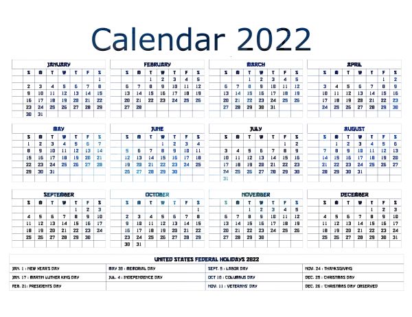 2022年日历PNG透明背景免抠图元素 素材中国编号:104356