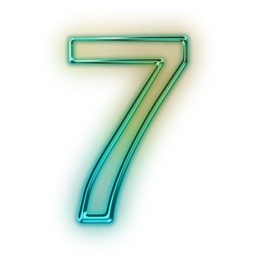 number 7 PNG免抠图透明素材 16设计网编号:18638