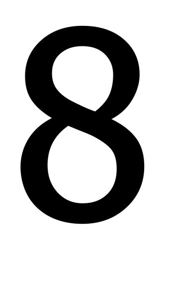number 8 PNG免抠图透明素材 普贤居素材编号:18663