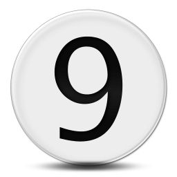 Number 9 PNG免抠图透明素材 16设计网编号:19103