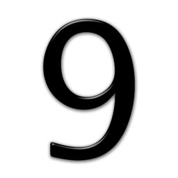 Number 9 PNG免抠图透明素材 16设计网编号:19105