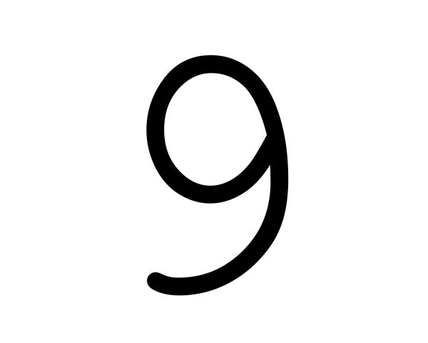Number 9 PNG免抠图透明素材 普贤居素材编号:19117