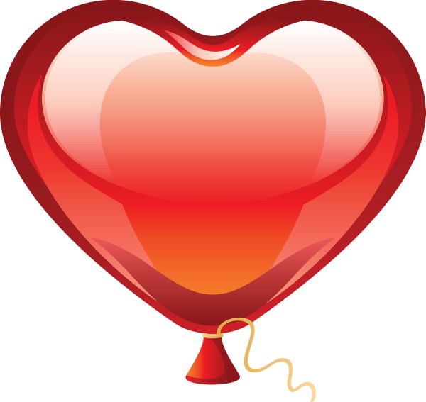 心形气球PNG图片，免费下载，心形气球 图片编号:3392
