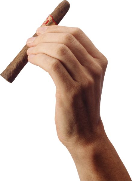香烟在手PNG透明元素免抠图素材 16素材网编号:4775