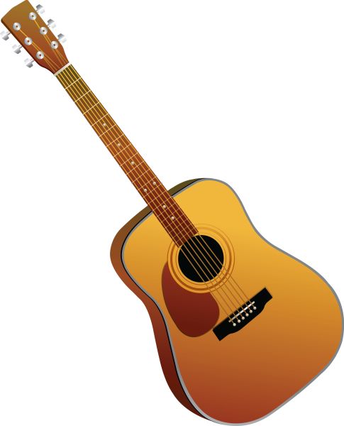 吉他PNG透明元素免抠图素材 16素材网编号:3354