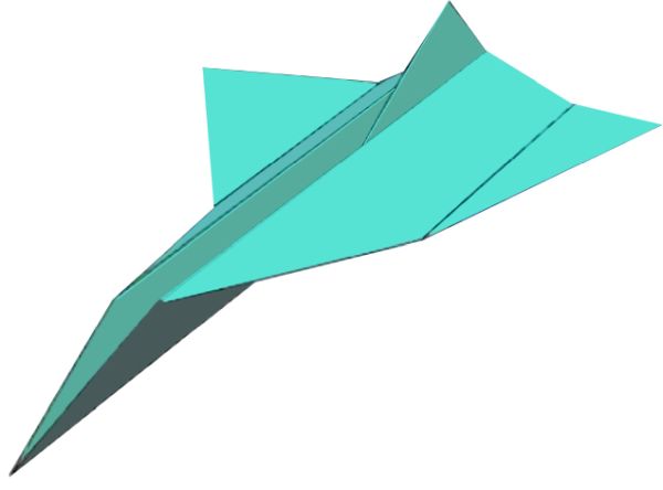 纸飞机 PNG透明元素免抠图素材 16素材网编号:46097