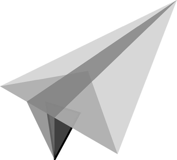 纸飞机 PNG透明元素免抠图素材 16素材网编号:46160