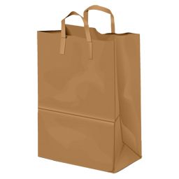 纸购物袋PNG透明背景免抠图元素 16图库网编号:6381