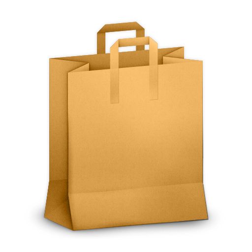 纸购物袋PNG透明背景免抠图元素 16图库网编号:6382