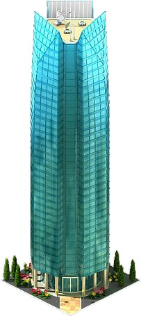摩天大楼 PNG透明元素免抠图素材 16素材网编号:24429