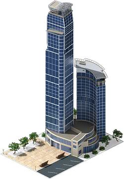 摩天大楼 PNG透明元素免抠图素材 16素材网编号:24435