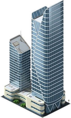 摩天大楼 PNG透明元素免抠图素材 16素材网编号:24441